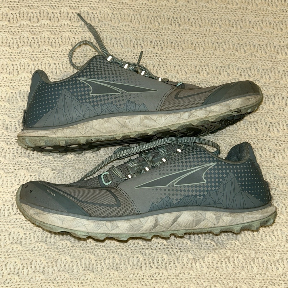 Altra Superior 4.5 Women's Trail Running Shoes Gaiter Trap Blue/Gray Size 10.5